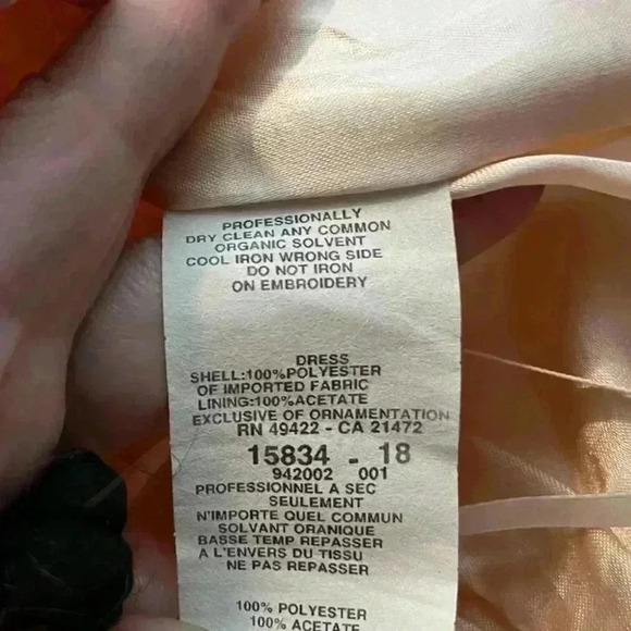 Vintage Fairycore Princess Coquette Embroidered Corset Prom Dress 8 Made In USA - Picture 6 of 15